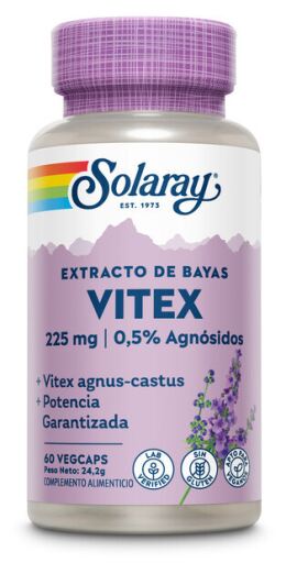 Solaray Vitex Sauzgatillo 60 C&aacute;psulas Vegetales