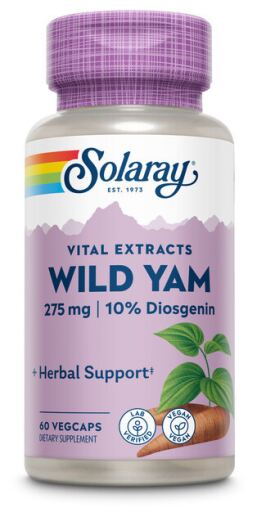 Solaray Mexican Yam 60 C&aacute;psulas