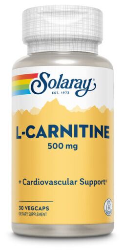 Solaray L Carnitine 500 mg 30 C&aacute;psulas