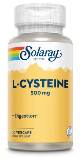 Solaray L-Cysteine 500 mg 30 C&aacute;psulas