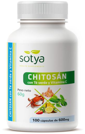 Sotya Chitosan T&eacute; Verde y Vitamina C 100 c&aacute;psulas