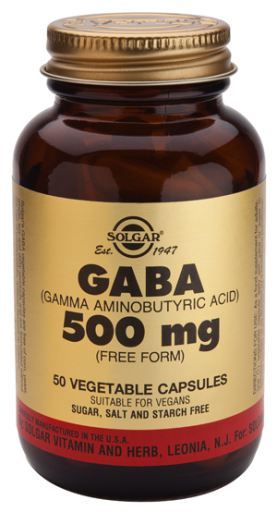 Solgar Gaba 500 mg C&aacute;psulas Vegetales