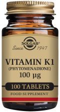 Vitamina K Natural 100 mcg 100 Comprimidos Vitamina K Natural 100 mcg 100 Comprimidos