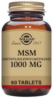 Solgar Msm Metilsulfonilmetano 1000 mg 60 C&aacute;psulas