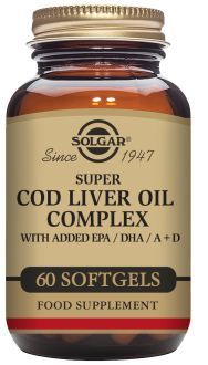 Solgar Super Cod Liver Oil Complex 60 c&aacute;psulas