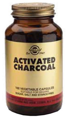 Solgar Carbon Activado 100 c&aacute;psulas