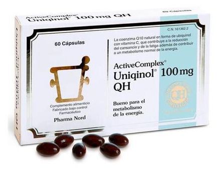Bioactive Q10 Uniqinol 60 C&aacute;psulas