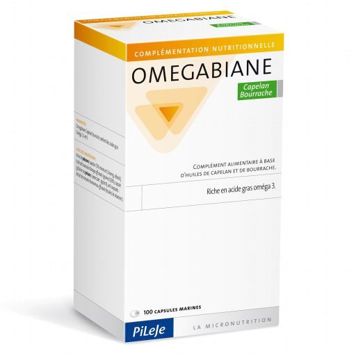 Pileje Omegabiane capelan bourrache 100 c&aacute;psulas