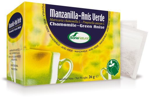 Soria Natural Chamomile and Anise Infusion 20 Tea Bags