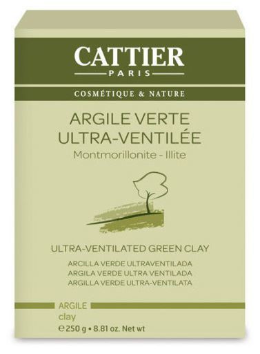 Cattier Arcilla Verde Ultra Ventilada 250 gr
