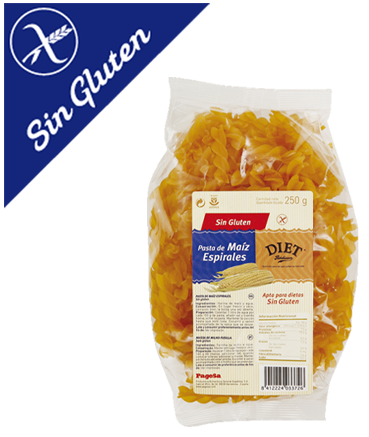 Diet R&aacute;disson Espirales Maiz S/gluten