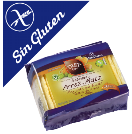 Diet R&aacute;disson Tostadas Arroz+Maiz S/g