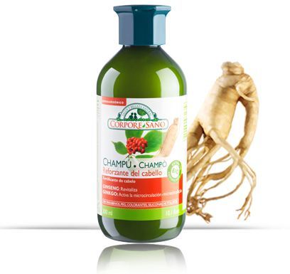 Corpore Sano Champ&uacute; Reforzante con Ginseng - 300 mililitros
