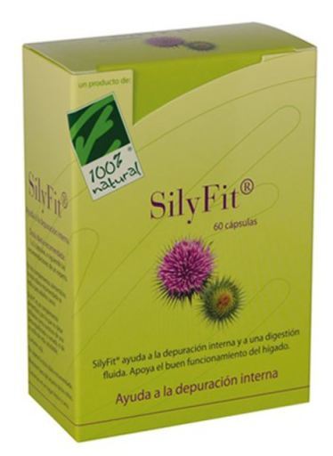 100% Natural SilyFit Ayuda a la depuraci&oacute;n interna 60 C&aacute;psulas