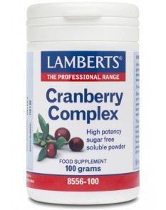 Lamberts Cranberry complex 100 gr complejo de ar&aacute;ndano rojo con vitamina C y FOS