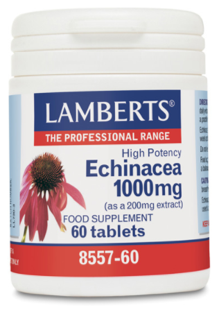 Lamberts Equinacea 1000 mg m&aacute;s vit C 40 mg y zinc 2,5 mg 60 c&aacute;psulas