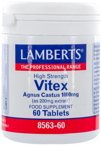 Lamberts Vitex Agnus Castus 1000 mg 60 Capsules