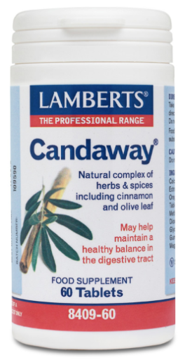 Lamberts Candaway Complejo natural de hierbas y especias 60 c&aacute;psulas