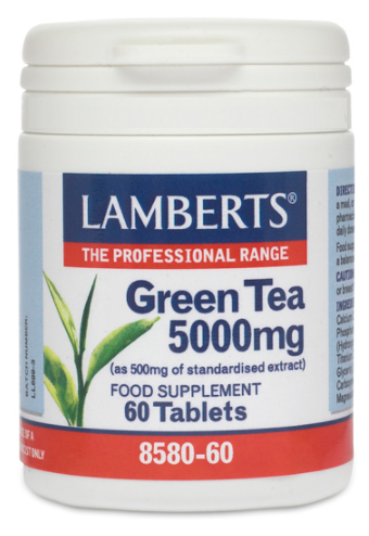 Lamberts T&eacute; verde 5000 mg niveles garantizados de catequinas 60 comprimidos
