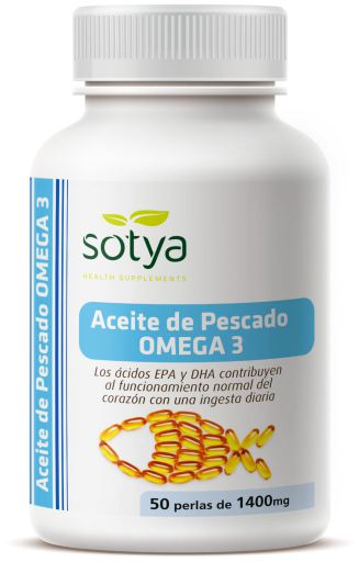 Sotya Aceite de Pescado Omega 3 1400 mg 50 Perlas