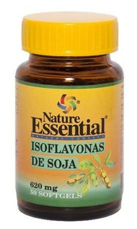 Nature Essential Isoflavonas de soja 620 miligramos de 50 perlas