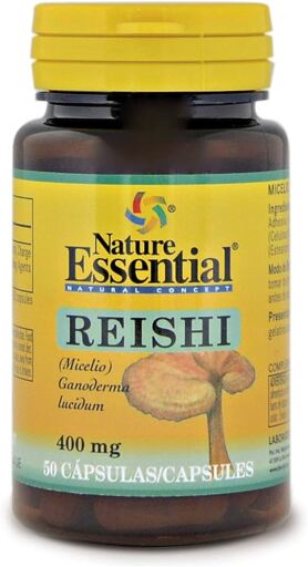 Nature Essential Reishi ( micelio ) 400 miligramos de 50 c&aacute;psulas