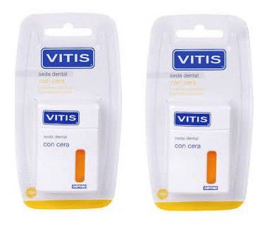Vitis Duplo Seda Dental con Cera