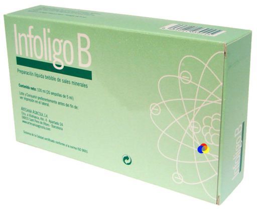 Artesania Agr&iacute;cola Infoligo-B Cu Zn 20 Viales