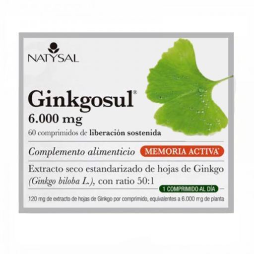 Natysal Ginkgosul 60 Capsulas
