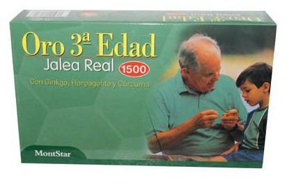 Mont Star Jalea Real Tercera Edad Oro 20 Ampollas