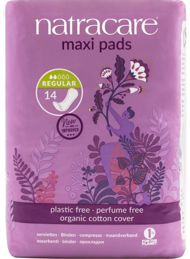 Natracare Compresas Regular Maxi 14 uds