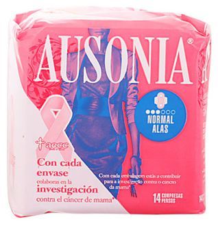 Ausonia Compresa Normal Alas 14 Uds