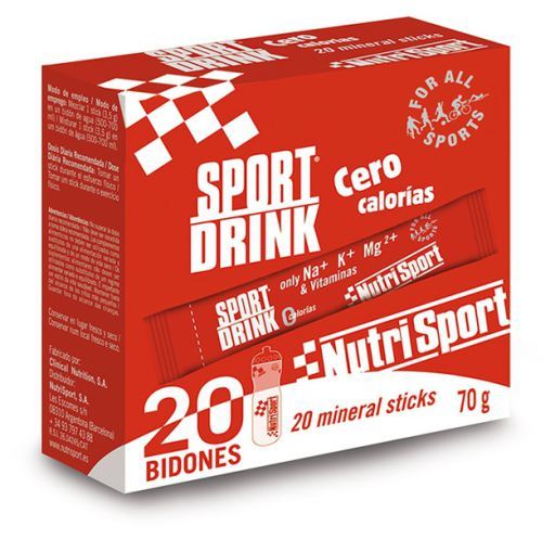 Nutrisport Sportdrink Cero Calor&iacute;as 20 Sobres