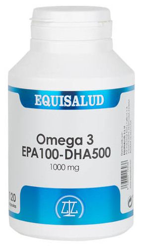 Equisalud Omega 3 Dha Alto Contenido Epa100-Dha500 1000 Mg 120 C&agrave;psulas
