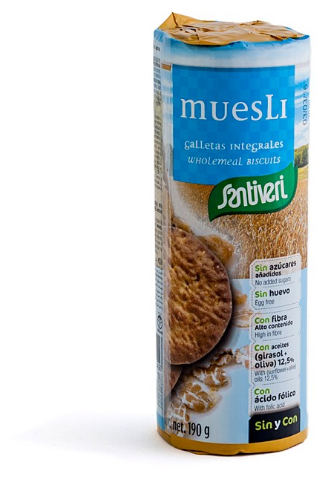 Santiveri Galletas Muesli sin Az&uacute;car