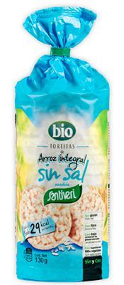 Santiveri Tortitas Arroz sin sal Bio 130 gr