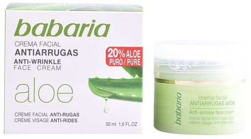 Babaria Crema Facial Antiarrugas Aloe Vera 50 ml