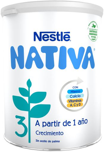 Nestl&eacute; Leche de Crecimiento Nativa 3 800 gr