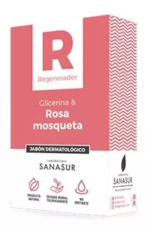 Sanasur Jab&oacute;n Regenerador Glicerina y Rosa Mosqueta 100 gr