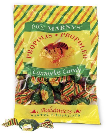 Marnys Caramelos de Propoleo, Miel, Mentol y Eucalipto 60 gr