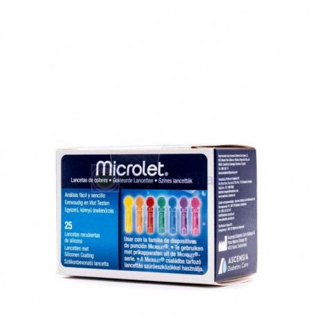 Microlet Microlet Colores 25 Lancetas