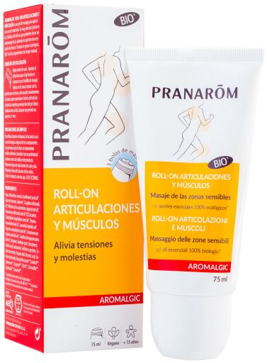 Pranarom Aromalgic Roll On Articulaciones y M&uacute;sculos 75 ml