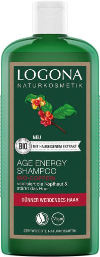Logona Age Energy Champ&uacute; Cafe&iacute;na Org&aacute;nica 250 ml