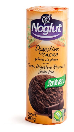 Santiveri Noglut Galletas Digestive Cacao Sin Gluten