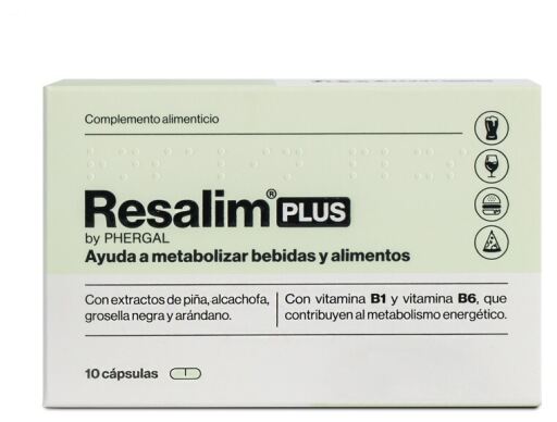 Resalim Complemento Alimenticio Metabolizador Bebidas 10 C&aacute;psulas