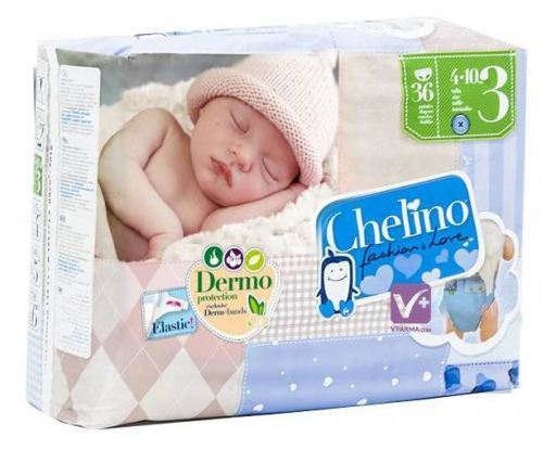 Chelino Pa&ntilde;ales T3 Tumbado 36 uds (4-10Kg)