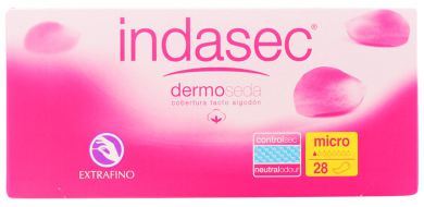 Indasec Compresas Dermoseda Micro 28 Unidades