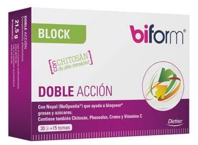 Biform Block Double Action 30 Capsules