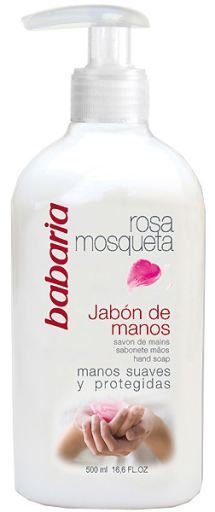 Babaria Jab&oacute;n de Manos Rosa Mosqueta 500 ml