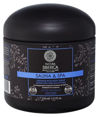 Natura Siberica Sauna & Spa Envoltura de Barro Siberiano Anticelul&iacute;tica 370 ml